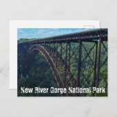 Carte Postale Parc national de River Gorge (Devant / Derrière)