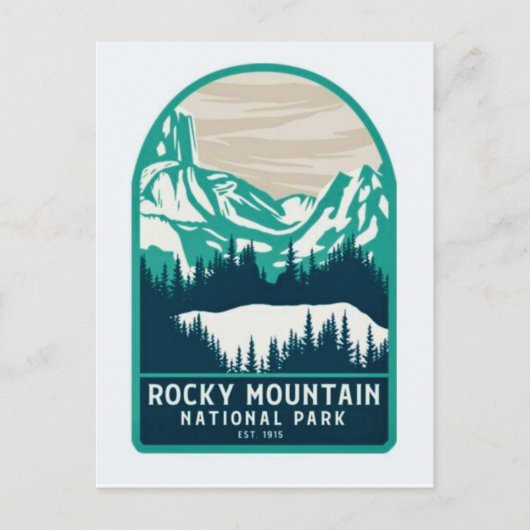 Carte Postale Parc national de Rocky Mountain (Devant)