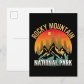 Carte Postale Parc national de Rocky Mountain (Devant / Derrière)