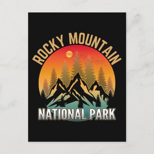 Carte Postale Parc national de Rocky Mountain (Devant)