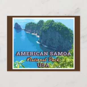 CARTE POSTALE PARC NATIONAL DE SAMOA AMÉRICAIN - SAMOA AMÉRICAIN