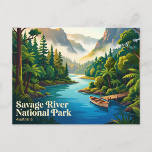Carte Postale Parc national de Savage River Australie