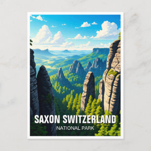 Carte Postale Parc national de Saxon Suisse Allemagne