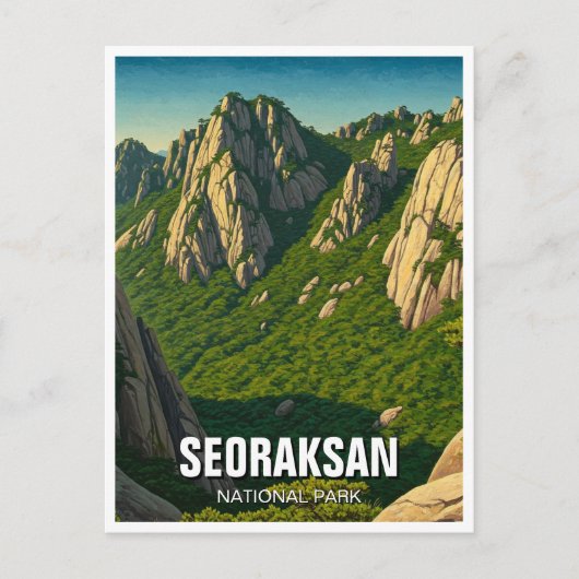 Carte Postale Parc national de Seoraksan Corée (Devant)