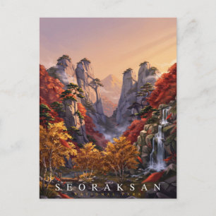 Carte Postale Parc national de Seoraksan Corée du Sud Voyage