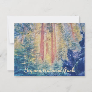 Carte Postale Parc national de Sequoia