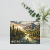 Carte Postale Parc national de Shor Russie (Debout devant)