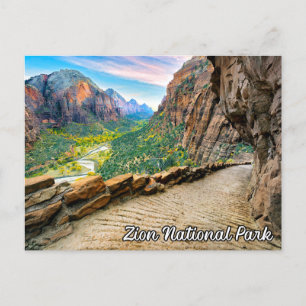 Carte Postale Parc national de Sion, Utah, États-Unis