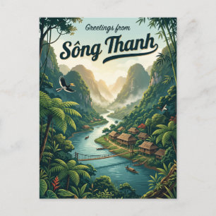 Carte Postale Parc national de Sông Thanh Vietnam