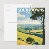 Carte Postale Parc national de South Downs (Devant / Derrière)