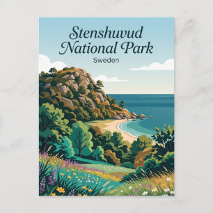 Carte Postale Parc national de Stenshuvud en Suède