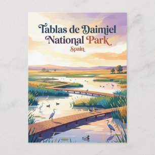 Carte Postale Parc national de Tablas de Daimiel Espagne