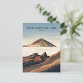 Carte Postale Parc national de Teide Espagne (Debout devant)