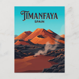 Carte Postale Parc national de Timanfaya Espagne