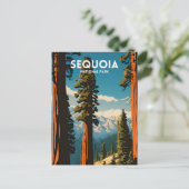 Carte Postale Parc national de Travel Sequoia (Debout devant)