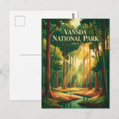 Carte Postale Parc national de Vansda Inde (Devant / Derrière)