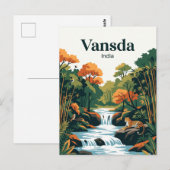 Carte Postale Parc national de Vansda Inde (Devant / Derrière)