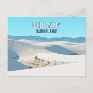 Carte Postale Parc national de White Sands Nouveau Mexique