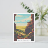 Carte Postale Parc national de Wind Cave, Dakota du Sud USA (Debout devant)