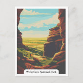 Carte Postale Parc national de Wind Cave, Dakota du Sud USA (Devant)