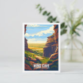 Carte Postale Parc national de Wind Cave Dakota du Sud USA (Debout devant)