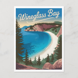 Carte Postale Parc national de Wineglass Bay Tasmania Freycinet