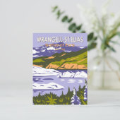 Carte Postale Parc national de Wrangell St Elias lac Nizina Alas (Debout devant)