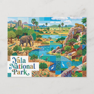 Carte Postale Parc national de Yala Sri Lanka