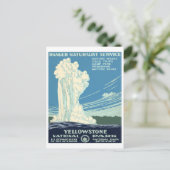 Carte Postale Parc national de Yellowstone (Debout devant)