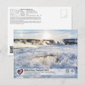 Carte Postale Parc national de Yellowstone - Bassin supérieur de (Devant / Derrière)