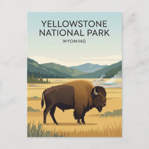 Carte Postale Parc national de Yellowstone États-Unis