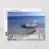 Carte Postale Parc national de Yellowstone - Fishing Cone (Devant / Derrière)