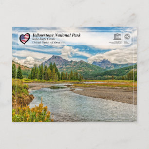 Carte Postale Parc national de Yellowstone - Soda Butte Creek