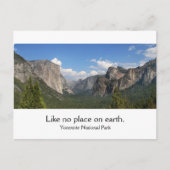 Carte Postale Parc national de Yosemite (Devant)