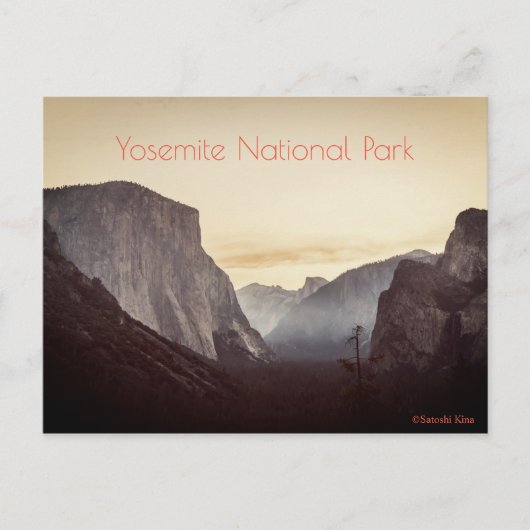 Carte Postale Parc national de Yosemite (Devant)