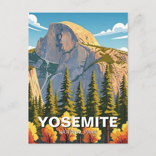 Carte Postale Parc national de Yosemite (Devant)