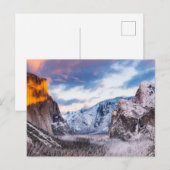 Carte Postale Parc national de Yosemite, Californie (Devant / Derrière)