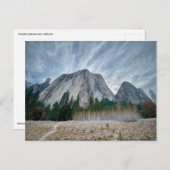 Carte Postale Parc national de Yosemite, Californie (Devant / Derrière)