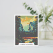 Carte Postale Parc national de Yosemite, Californie États-Unis (Debout devant)