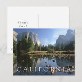Carte Postale Parc national de Yosemite | Californie | Merci (Devant / Derrière)
