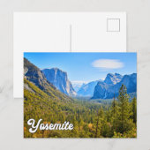 Carte Postale Parc national de Yosemite, Californie, USA (Devant / Derrière)