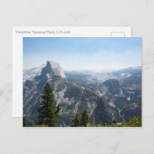 Carte Postale Parc national de Yosemite Demi-Dôme 2018 (Devant / Derrière)