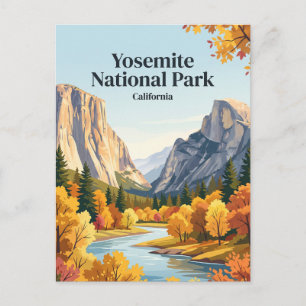Carte Postale Parc national de Yosemite États-Unis