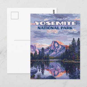 Carte Postale Parc national de Yosemite Halle Dome Californie Su