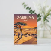 Carte Postale Parc national de Zakouma Tchad (Debout devant)