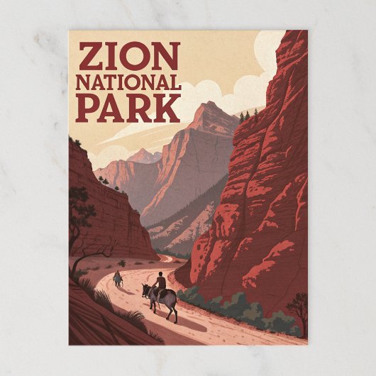 Carte Postale Parc national de Zion