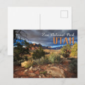 Carte Postale Parc national de Zion (Devant / Derrière)