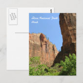 Carte Postale Parc national de Zion (Devant / Derrière)