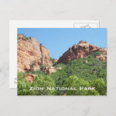 Carte Postale Parc national de Zion (Devant / Derrière)