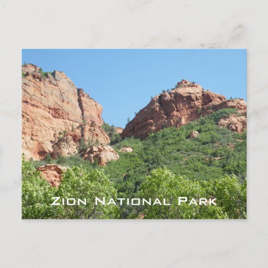 Carte Postale Parc national de Zion (Devant)